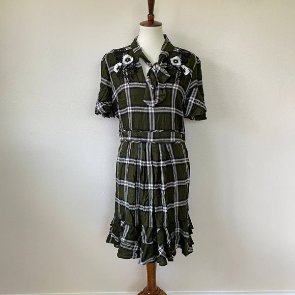 Ranna Gill Dresses & Skirts - Ranna Gill Olivia Plaid Dress